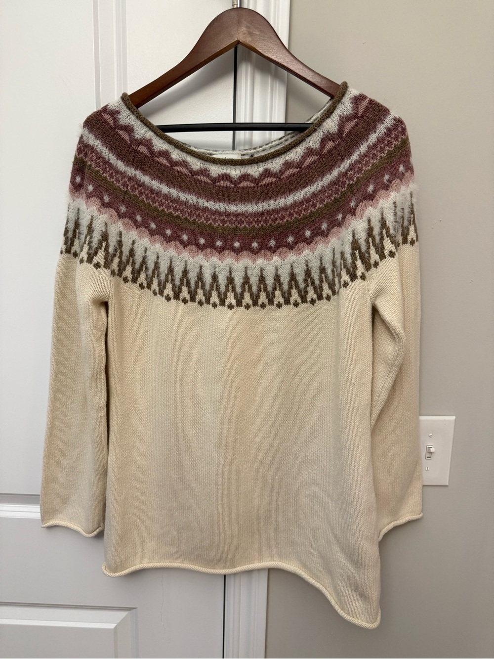 Sundance Fair Isle Sweater Size Medium